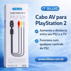 Cabo Av para PS2 IT-BLUE LE-1019