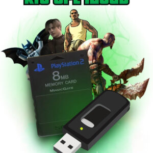 KIT OPL 128GB + 53 JOGOS DE PLAY 2 (SÓ PLUGAR E JOGAR)