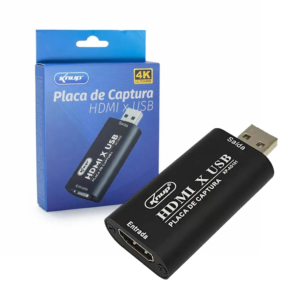 Placa de Captura Knup Hdmi x Usb